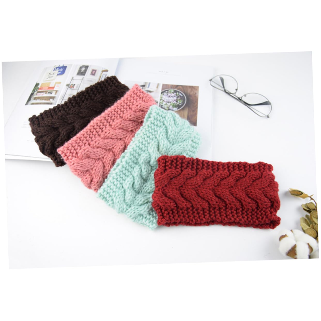 GALPADA Cozy Woolen Hair Band Stretchable Headband for Women Girls for Outdoor Activities