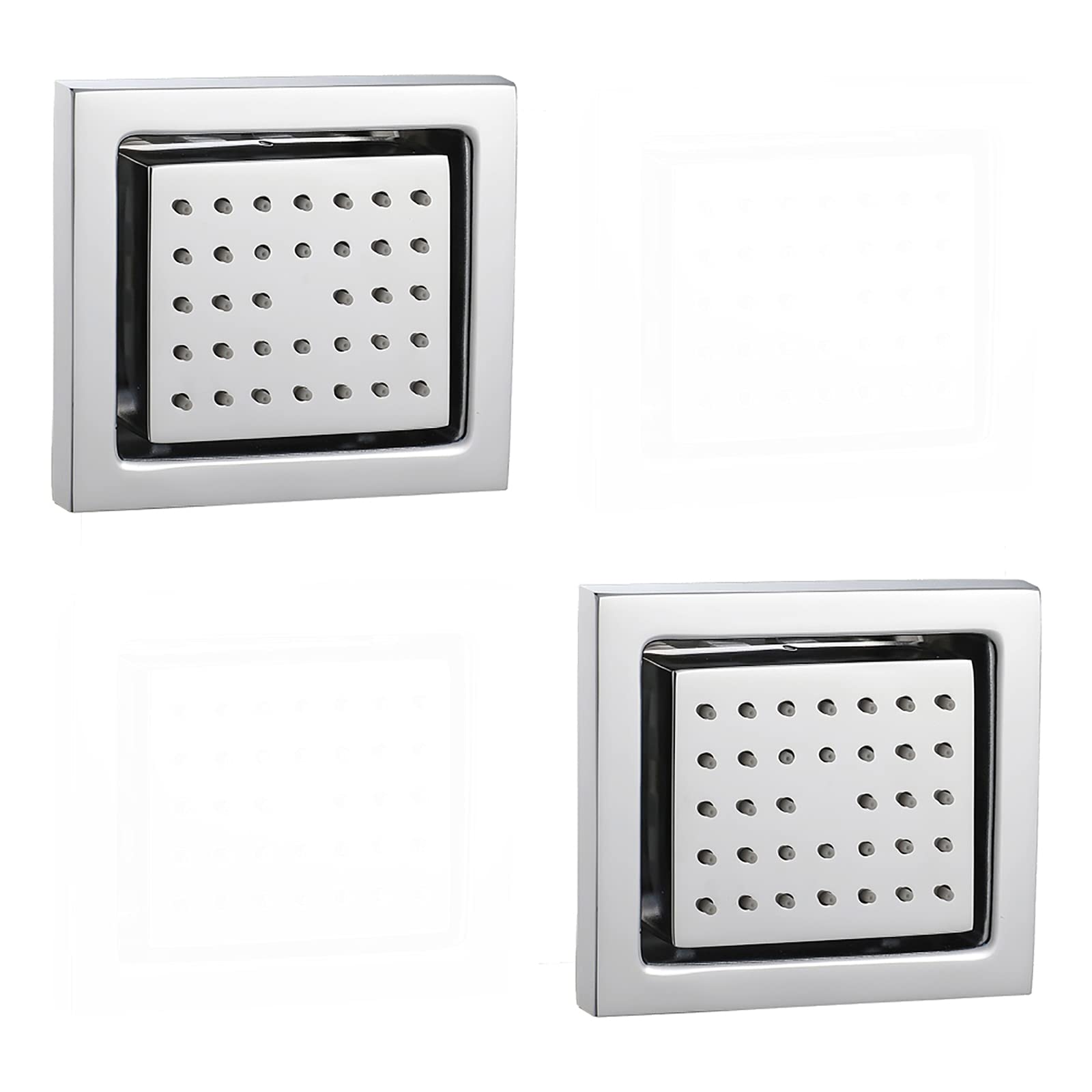 Jets de douche corporels laiton accessoires de douche encastrables muraux 130mm