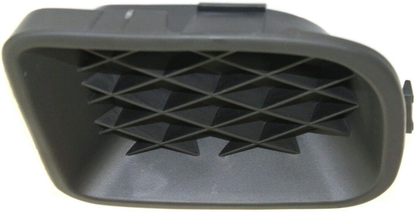 DAT AUTO PARTS Right Front Passenger Side Bumper Fog Light Lamp Hole Cover Grille Molding Trim Replacement for 2006-2010 Chrysler PT Cruiser Matte Black Textured CH1039117 5116214AB