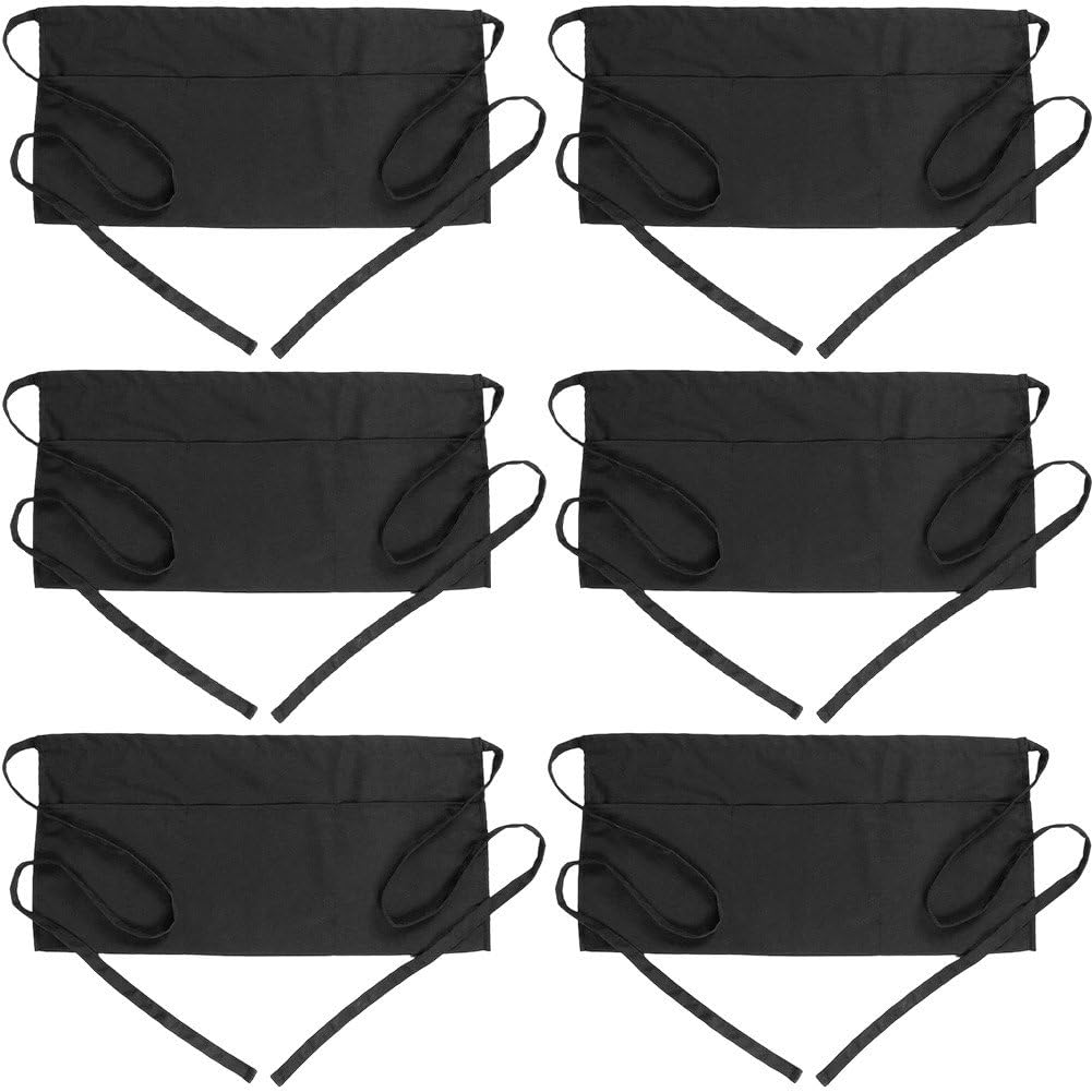 Tablier noir de cuisine pour homme et femme idéal pour peinture et jardin