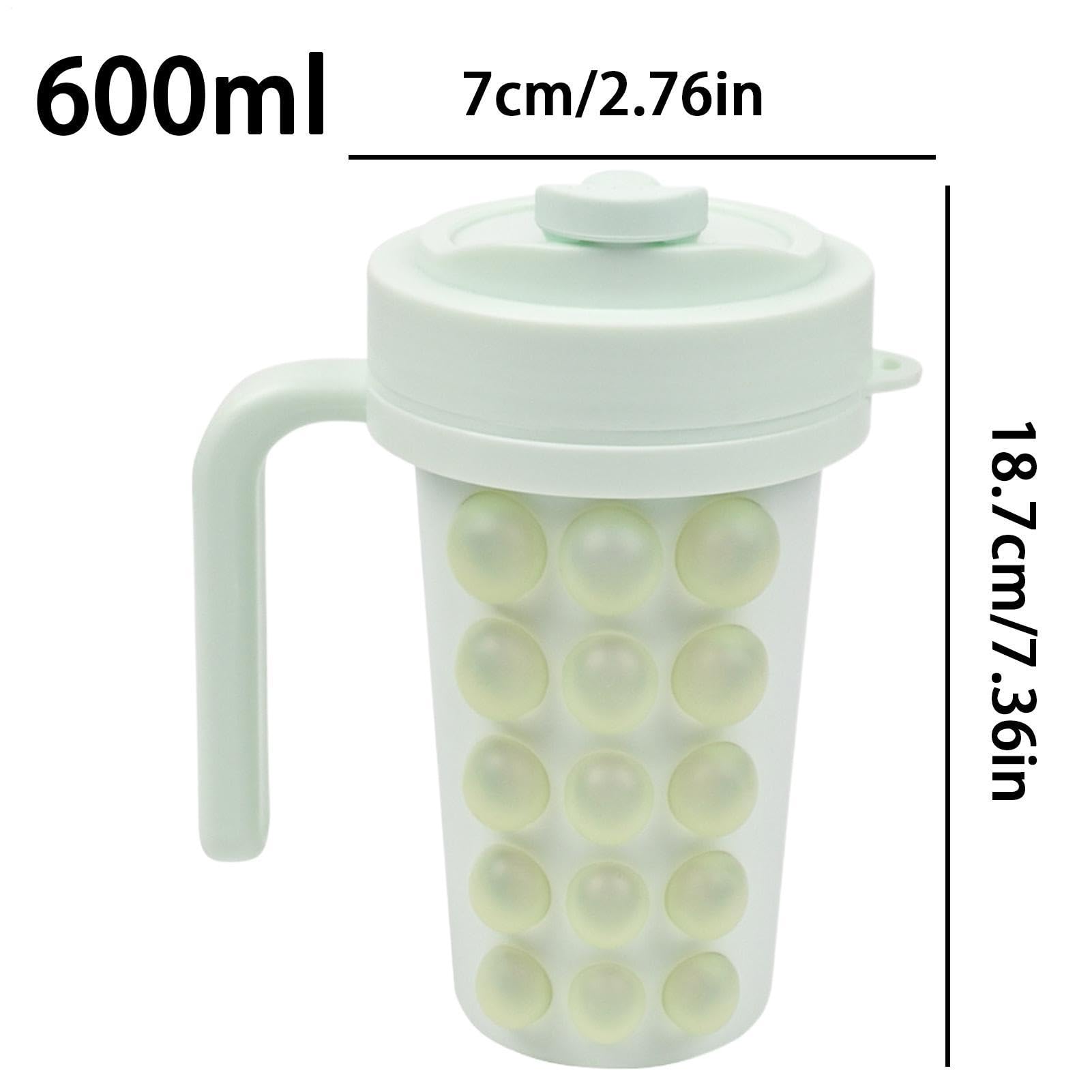 Molde para Vaso de Hielo Moldes Flexibles con Pajita