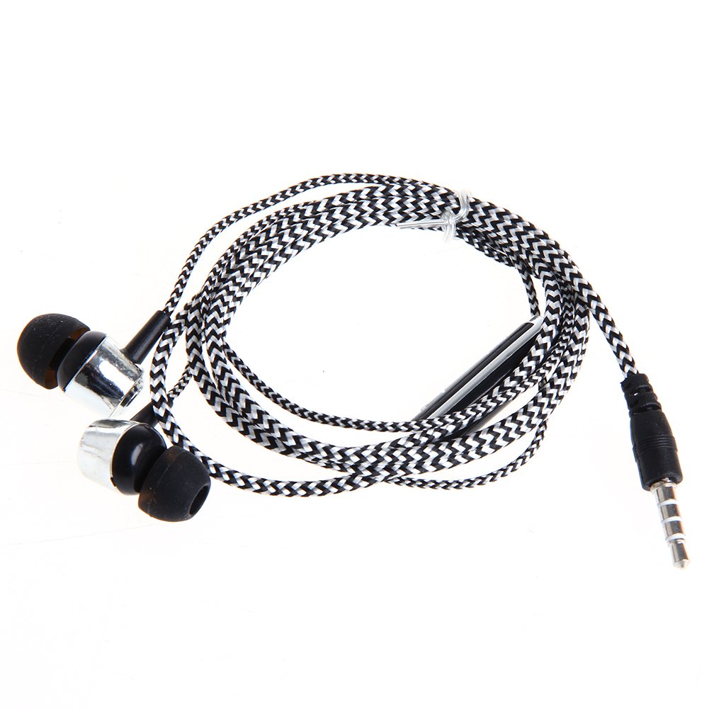Tsophreniq 3.5mm In-Ear Earphone Headphone with Mic Braided for phone