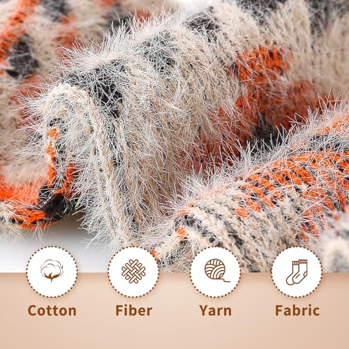 Image of ICEIVY 5 Pair Fuzzy Cozy Socks for Women - Warm Comfy Soft Casual Home Sleep Winter Wool Socks - Gifts for Women