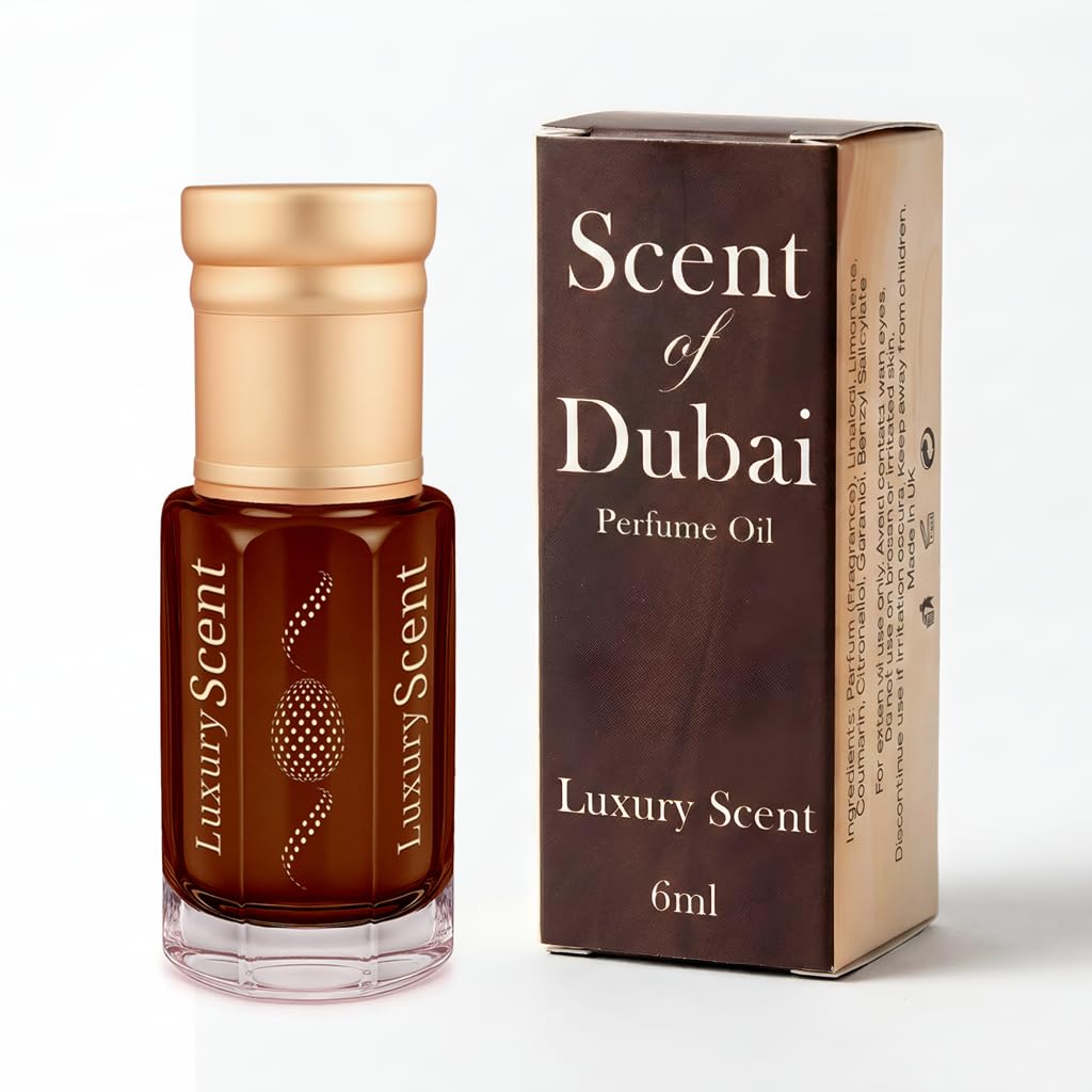 Of Dubai Perfume Oil Roll-On Warm Woody Floral Musk Fragrance Oriental 6Ml For Men And Women Premium Quality