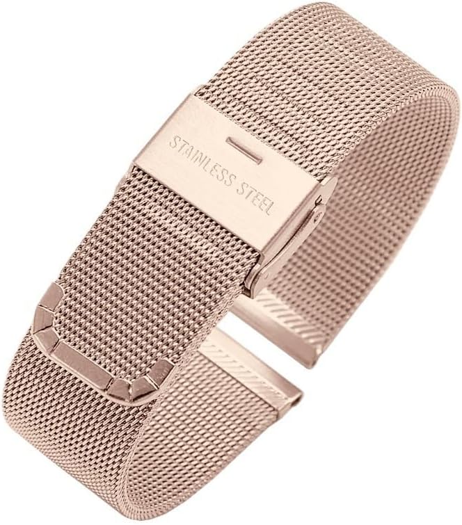 Stainless Steel Woven Mesh Watch Band For Iwc Portofino Replacement Strap