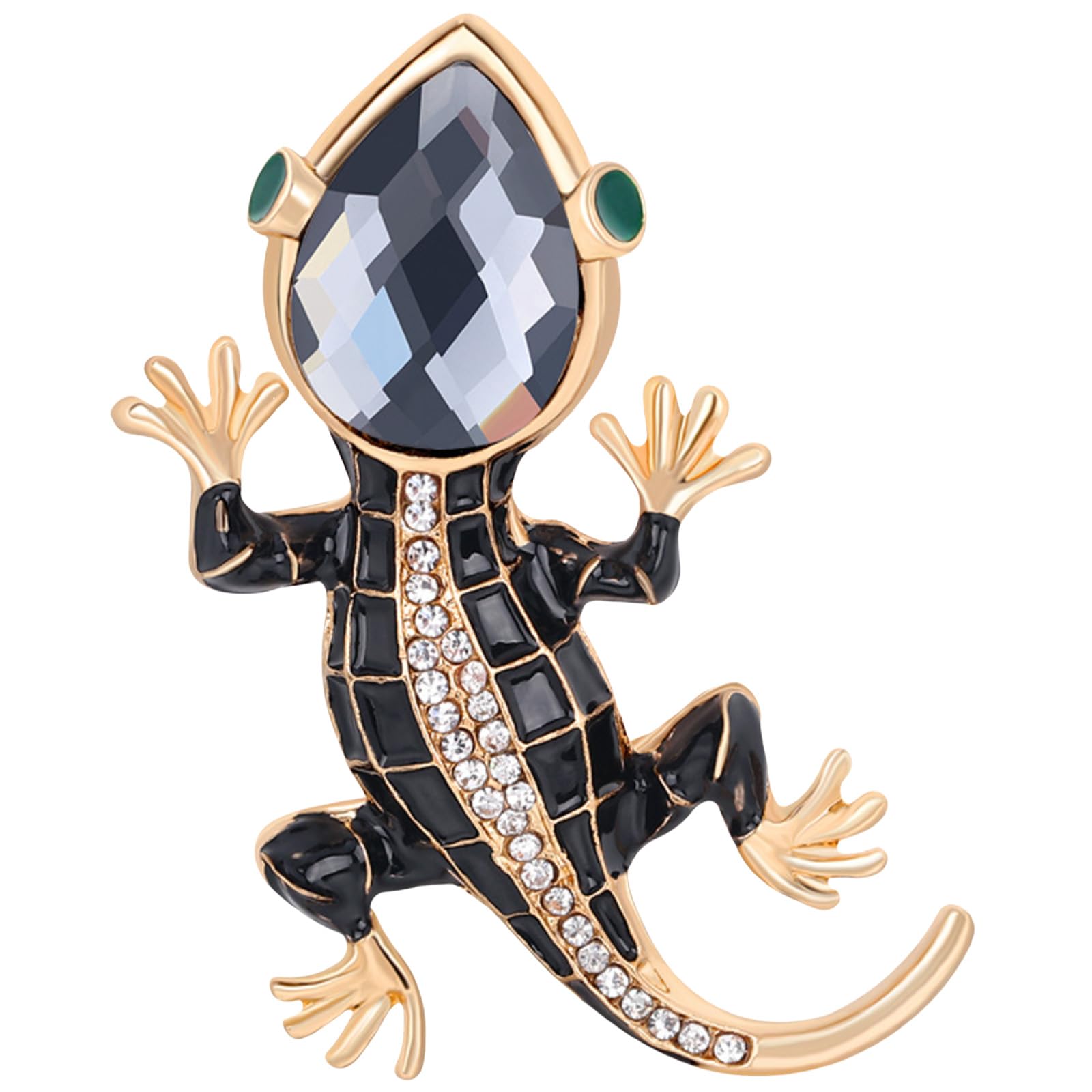 FAIRYGATE Brooches Enamel Brooch for Men Women Retro Rhinestone Lapel Pin Clothing Hat Decoration，B38 — view 55