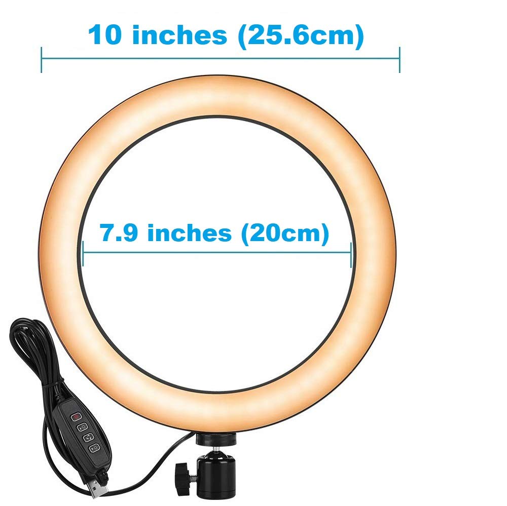 Supporto Webcam Con Luce Ad Anello 26 Cm - Regolabile In Altezza, Magnetico, Per Streaming, Videoconferenze E Selfie - Compatibile Con Logitech, Razer E Altri
