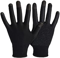 Vista 10 de Guantes de juegos para manos sudorosas – Guantes de alta sensibilidad anti-sudor transpirables sin costuras para pantalla táctil con mangas
