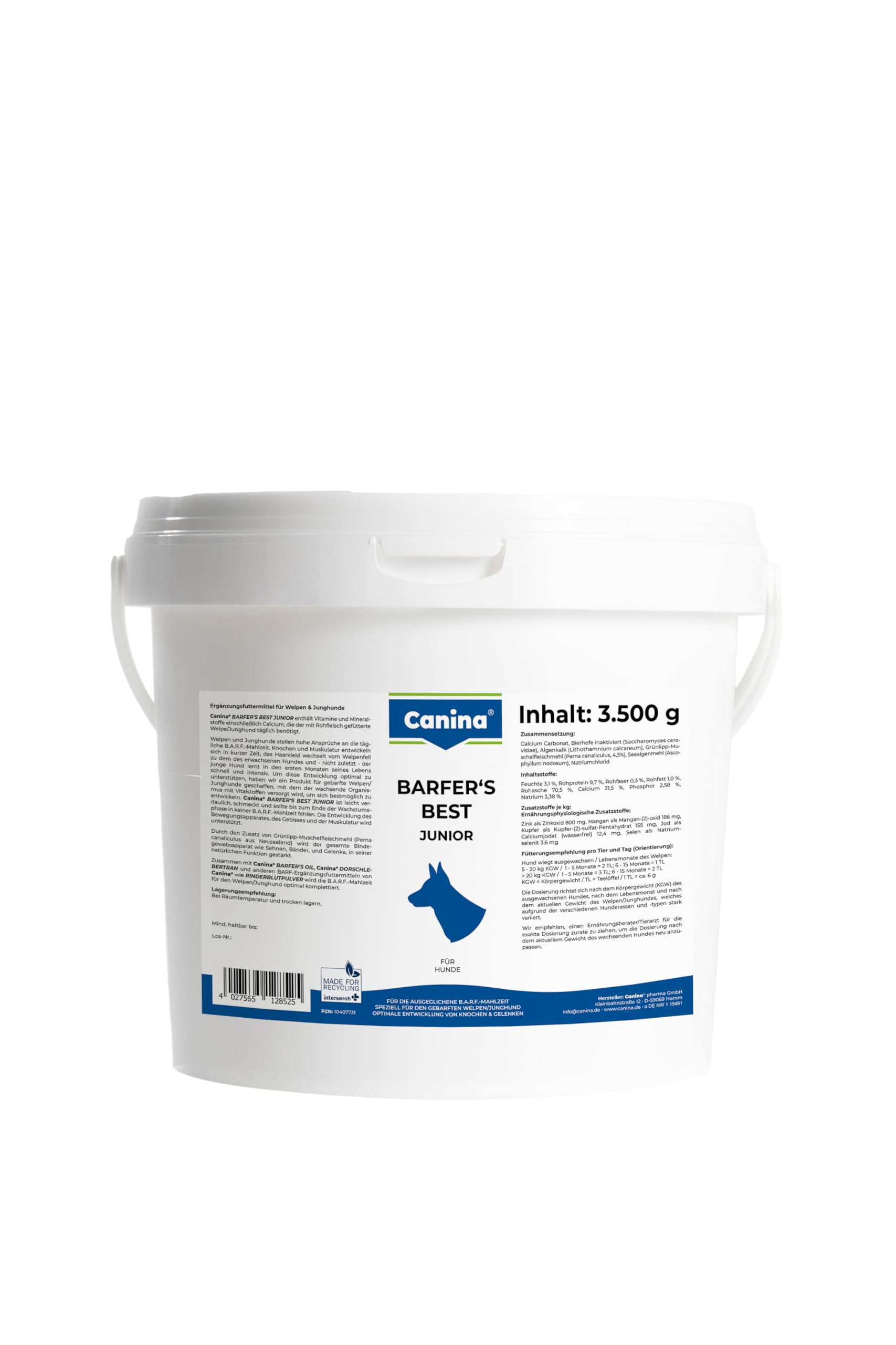 Canina | Barfer's Best Junior | 3,5 kg, Beige, Buen Gusto