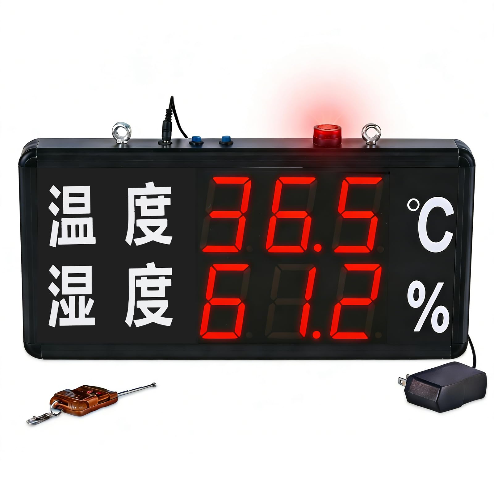 Amazon | JIAWANSHUN 湿度計 高精度 業務用 温湿度計 デジタル LED表示