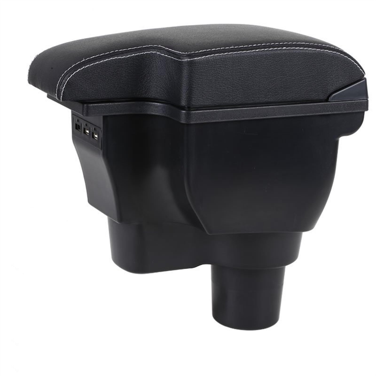 GRFIT Storage accessories Armrest Box Storage Retractable Large Space Car Accessories Interior Parts For Hyundai For SOLARIS 17-22 (Color : B3 Real Corium)