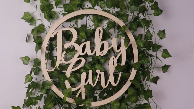 Amazon.com: Baby Girl Wood Sign Baby Shower Decorations for Girl