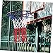 Kisangel 6pcs Heavy Duty Basketball Net Replacement for Standard Hoops Use Easy Installation for Shot Training and Practice