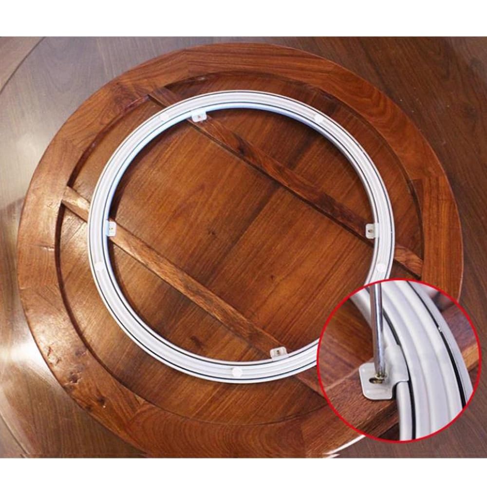 HCZION Cuscinetto da Tavolo Girevole Cuscinetto Piatto Rotante per Giradischi Cuscinetto per Giradischi Cuscinetto da Tavolo in Alluminio per Giradischi Rotante (Size : 16in/40cm)