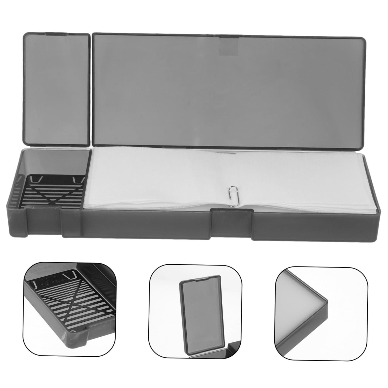 Housoutil Lot De 5 Palettes De Couleurs Plateau Hydratant Palette Humide Miniatures Peinture Miniature Plateau De Mélange De Pigments Palette De Peinture Plateau De Mélange