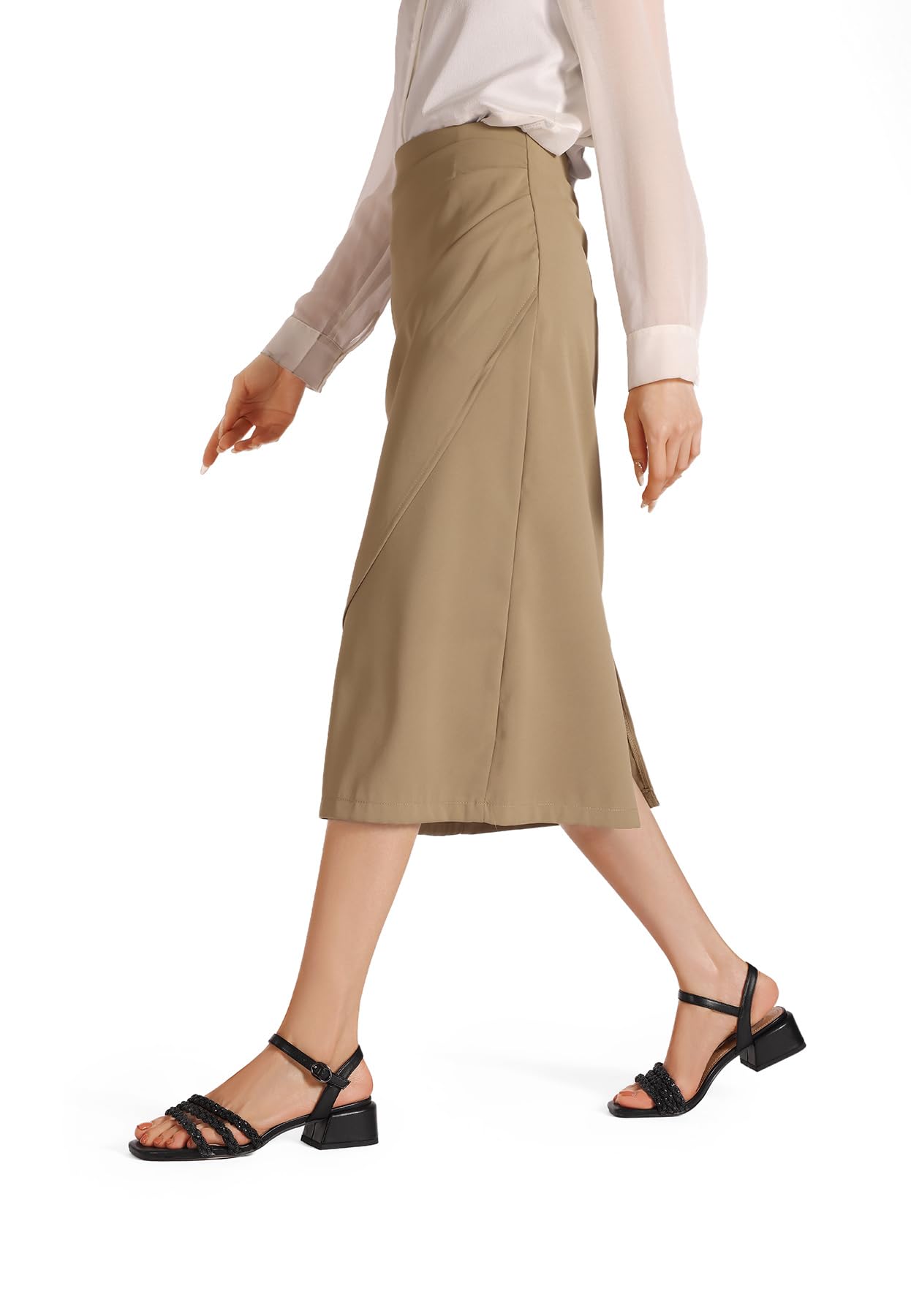 QUEEN HELENA Sandali Eleganti Donna con Strass con Tacco Basso con Cinturino ZM9944