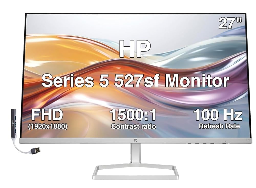 Amazon.com: HP Series 5 527sf Monitor (Replaces Model M27h) 27