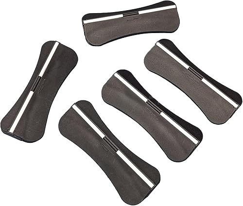 Cuchillo de afilar piedra guía de ángulo negro, asistencia perfecta para moler la hoja del cuchillo, para cocina, restaurante, exterior (SET C)