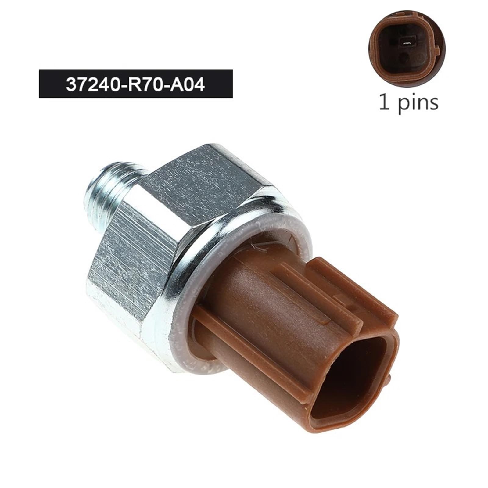 Sensor de presión de aceite del coche Sensor de presión aceite 1 pin para Honda para Accord para Odyssey 37240R70A04 reparar(5pcs)