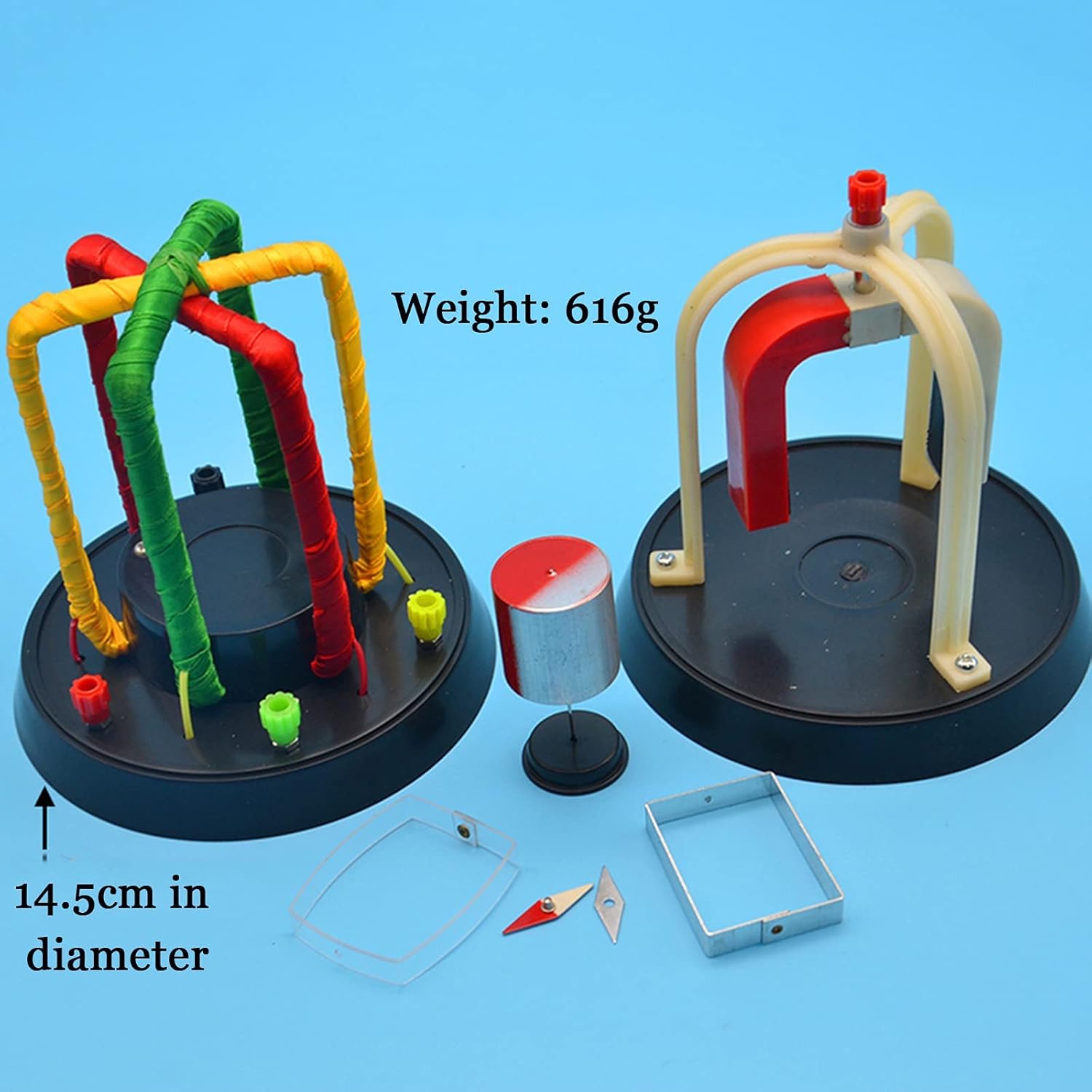 Three-Phase Motor Principle Demonstrator - Physical Electrical Equipment - Physics Teaching Experiment Equipment Teaching Equipment