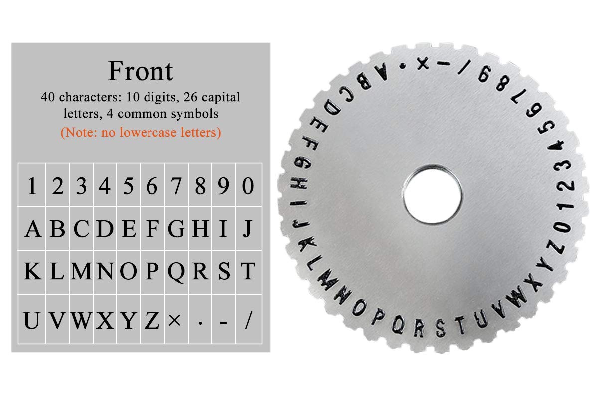 Snapklik.com : Codeword Plate For Nameplate Metal Label Stamping