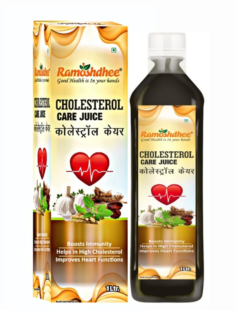 Ramoshdhee Cholesterol Care Juice - 1000 ml | Contains Honey with Apple Cider Ginger Garlic, Sugar Free, Helps in Digestion, Made in India-picture-13