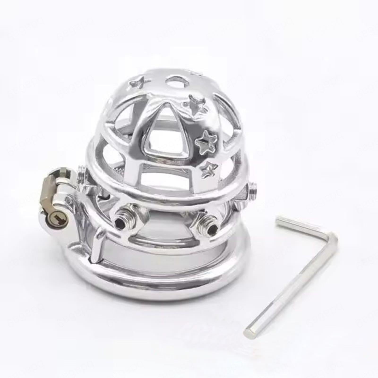 Cage Chastetée Metal Micro Cage De Chasteté Acier,A-45mm