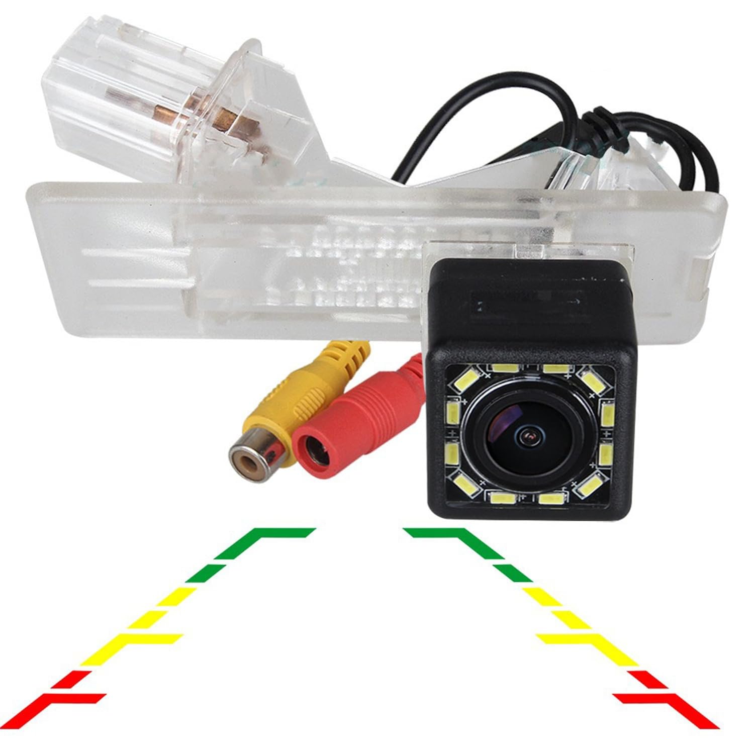 Samochodowa kamera cofania, zamiennik tylnej kamery samochodowej do Duster Dacia 2009-2019 Fluence 2012-2019 HS134 HS135, wodoodporny metalowy monitor sterowania samochodem, kamera cofania samochodu