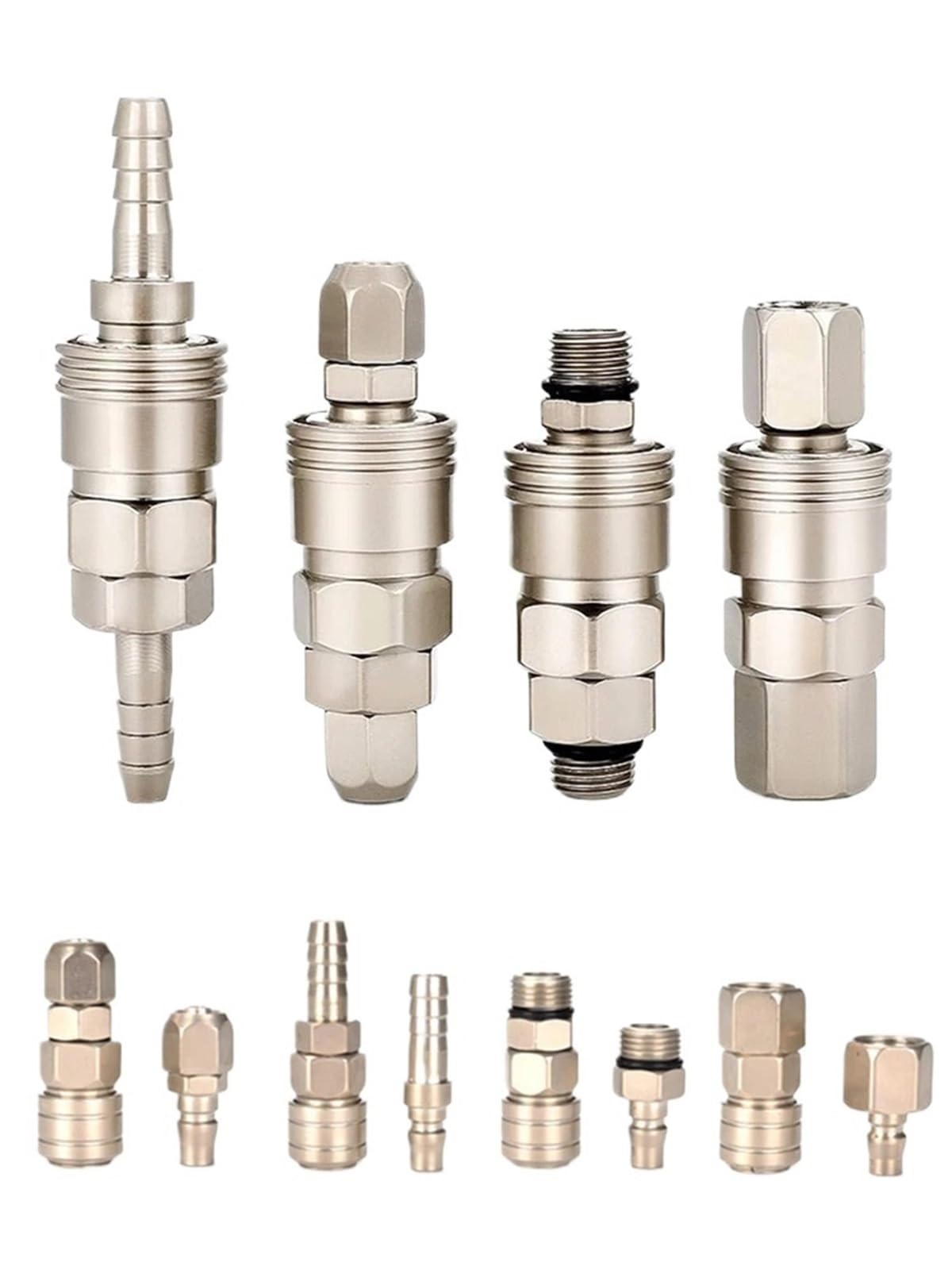 Raccord Rapide Pneumatique Autobloquant De Type C For Compresseur D'air, Tuyau PU, Outil Haute Pression SP PP SM PM SH PH SF PF 20 30 40(PH-30)