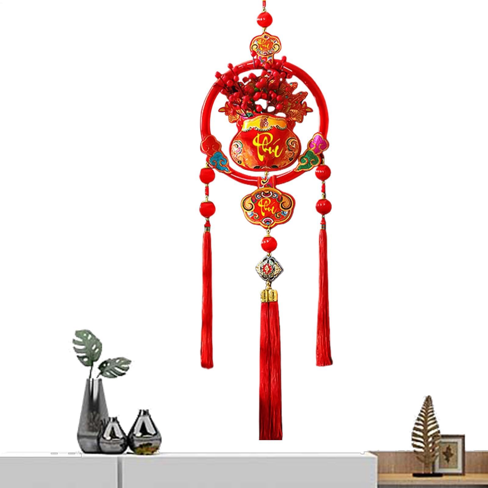 New Year Ornamentsations, New Year Ornaments, 3D Spring Festival Pendant | Holiday Home Parties Decoration Wall Sign,Dekoracje na Nowy Rok(A)