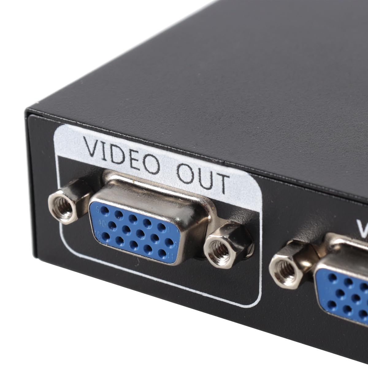 VGA Switch Box 2 IN 1 OUT Audio Video Switcher Splitter Doppio Monitor 1080P 2 Porte Video Condivisione Selettore Adattatore Supporto VGA, XVGA, Switch per PC, Proiettore