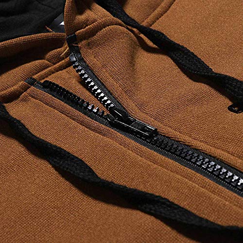 Veste à capuche zippée marron 3 mois parfaite pour les balades - 6
