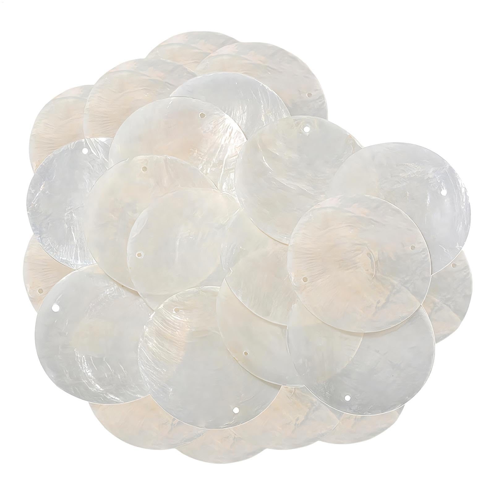 Coquillages de 5 cm pour carillon éolien apportant un air de vacances