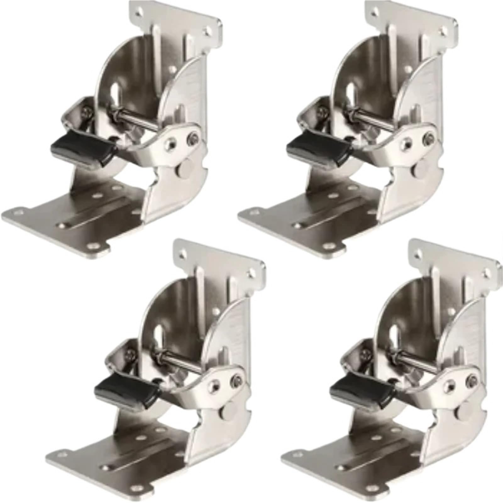 Kdhcvkz Silver-4Pcs 4Pcs Foldable Hinge With Screws(Silver-4Pcs)