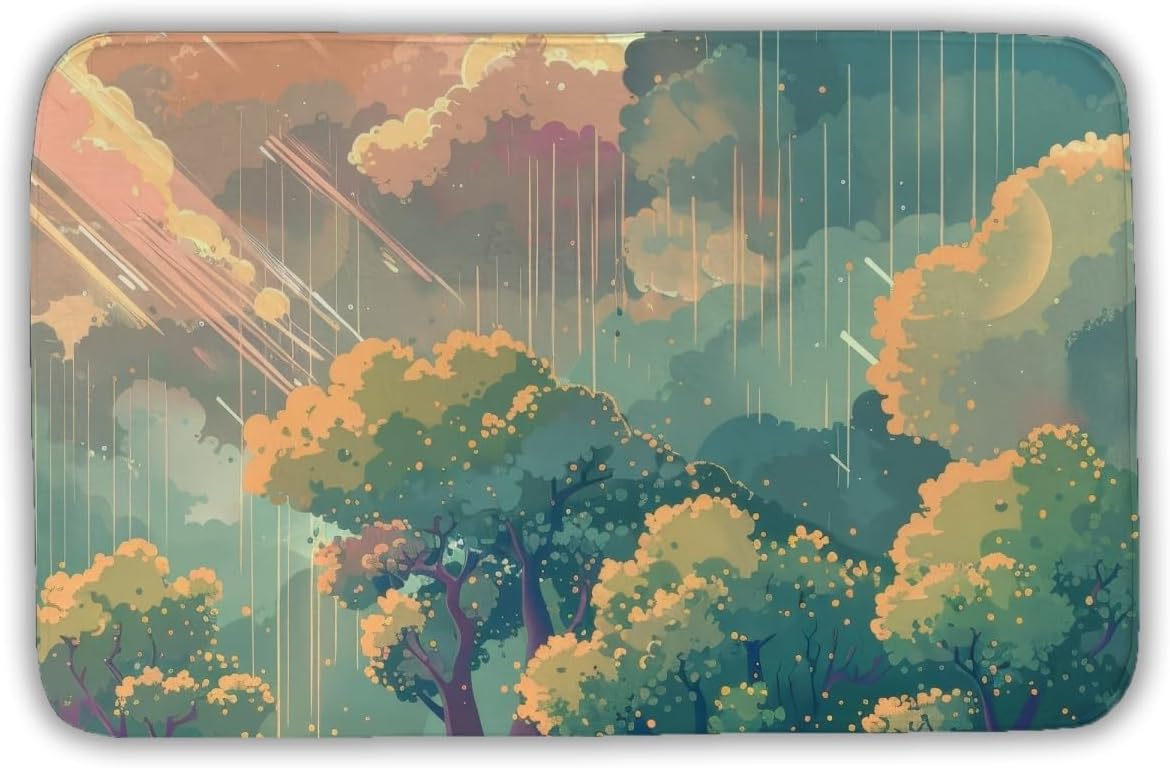 MWW C1BM2134KEI9K1 21 x 34 in. Crystal Winds Beige Bath Mat - Elegant Home Decor Accent