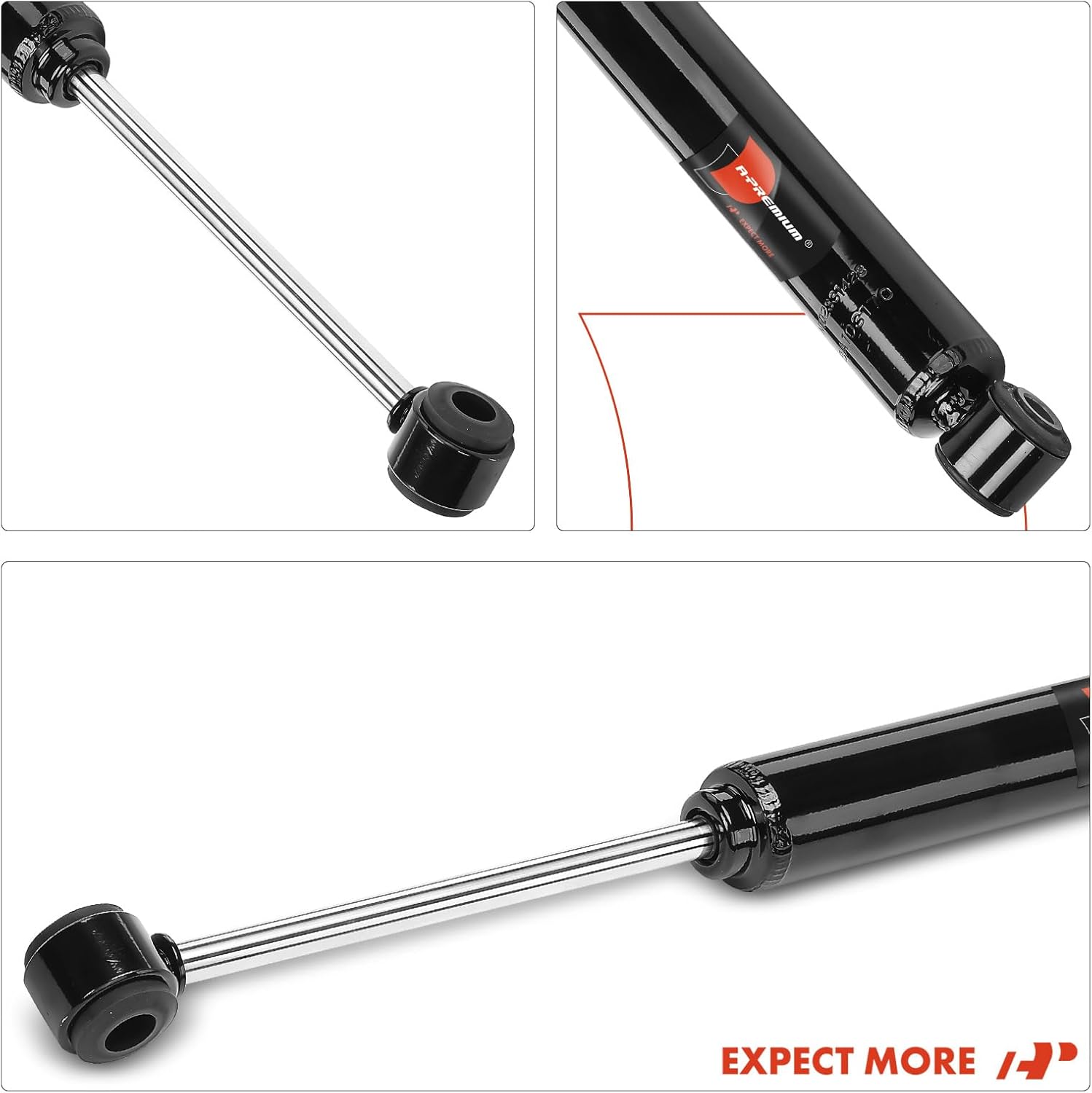 A-Premium Front Steering Damper Compatible with Chevrolet Silverado 2500 HD, Silverado 2500 HD Classic, Silverado 3500 & GMC Sierra 2500 HD, Sierra 3500 & Jeep Grand Cherokee, Wrangler, Cherokee