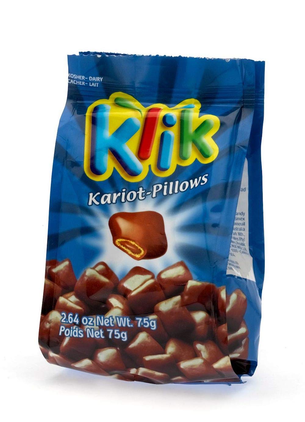 Klik Chocolate Covered Pillows 2.64 OZ (Pack of 12)