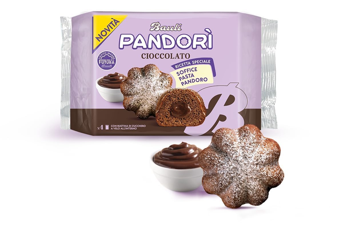 Italian Gourmet Bundle Mini Pandori Mix 2x 150g + 4x 178g + Italian Gourmet Polpa Gratis – Italienisches Pandoro-Gebäck mit Milch- & Schokoladenfüllung, Dessertgebäck 1,012kg