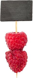 4 Inch Mini Chalkboard Signs For Food, 1000 Double Sided Food Signs - Label Cheese Or Meat, For Weddings, Charcuterie Parties, Birthdays, And Events, Black Board Bamboo Chalkboard Label Signs