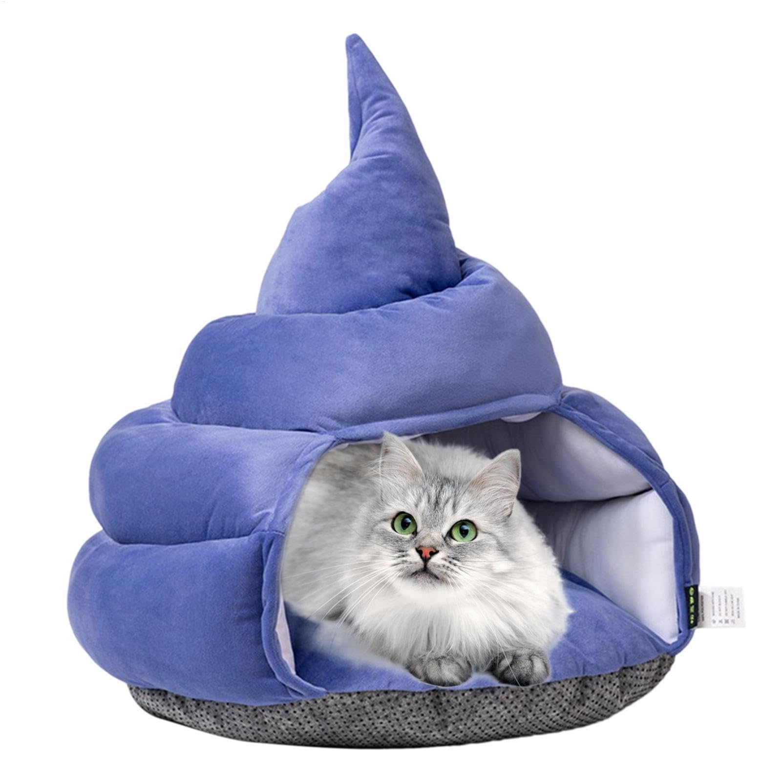 Lit couvert pour chat en forme de tente douce et confortable