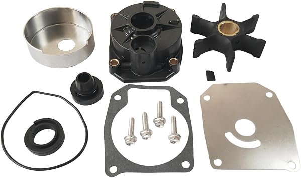 Water Pump Impeller Repair Kit 5006511 769098 0769098 | Compatible for Johnson Evinrude OMC outboard 40 50 55 60 65 HP Replace Sierra 18-3453