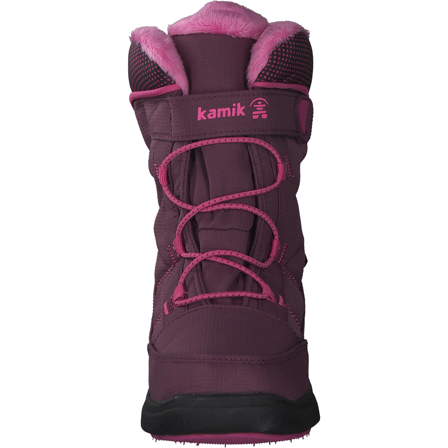 Kamik Southpole4 Kinder Schneestiefel Stance - Wasserdichte Winterstiefel Warm gefüttert - Jungen und Mädchen Stiefel - Perfekt für den Kinderfuß magenta EU32