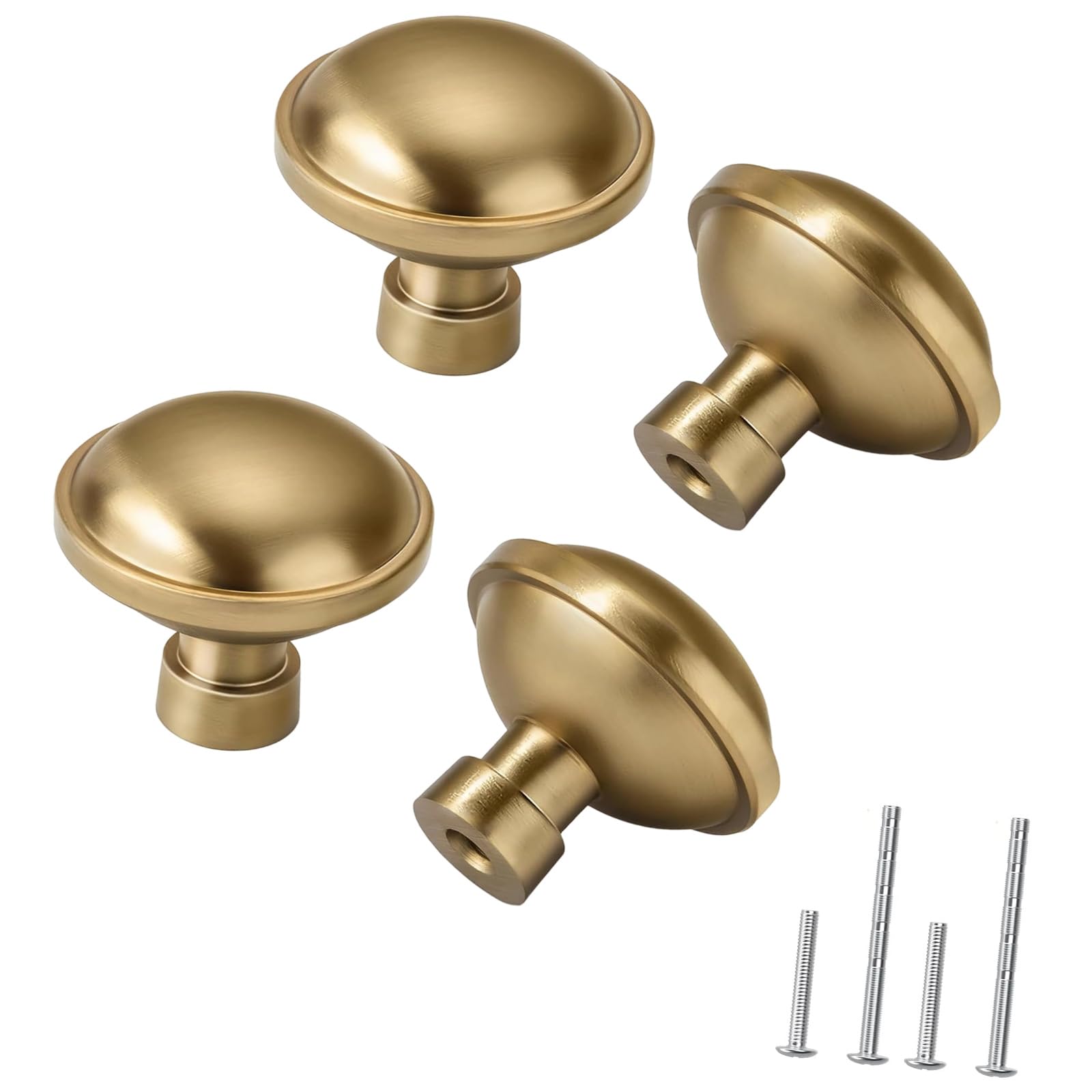 Tsophreniq Gold 4Pcs Drawer Pulls Metal Alloy Dressers Knob Cupboard Handle Modern Furniture Handle Bedsides Cabinet Pull Hardware Metal Alloy Cabinet Door Furniture Decoration