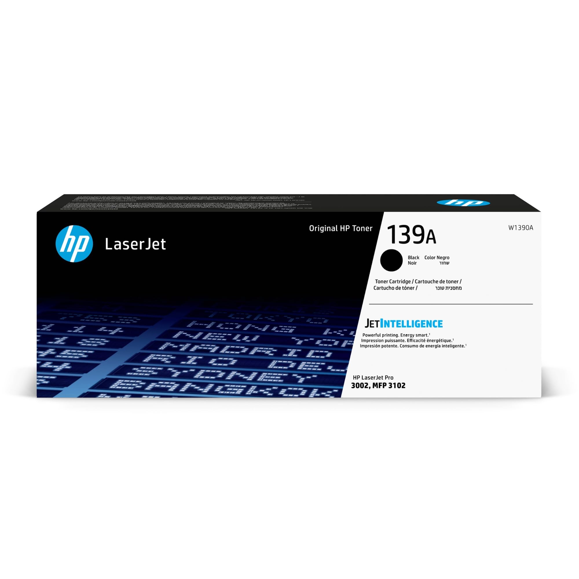 HP 139A W1390A, Cartuccia Toner Originale 1500 Pagine, Compatibile con le Stampanti LaserJet Pro 3002, MFP 3102, Nero