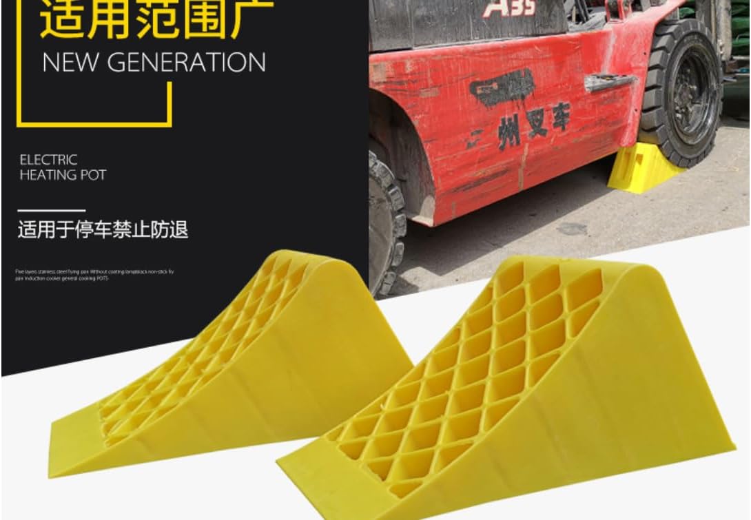 Large Level Up Ramp Camper Leveler 2 Pack 4 Ton - RV Caravan Leveling Ramp Blocks, Includes Two Chocks Heavy Duty/2525, 464895