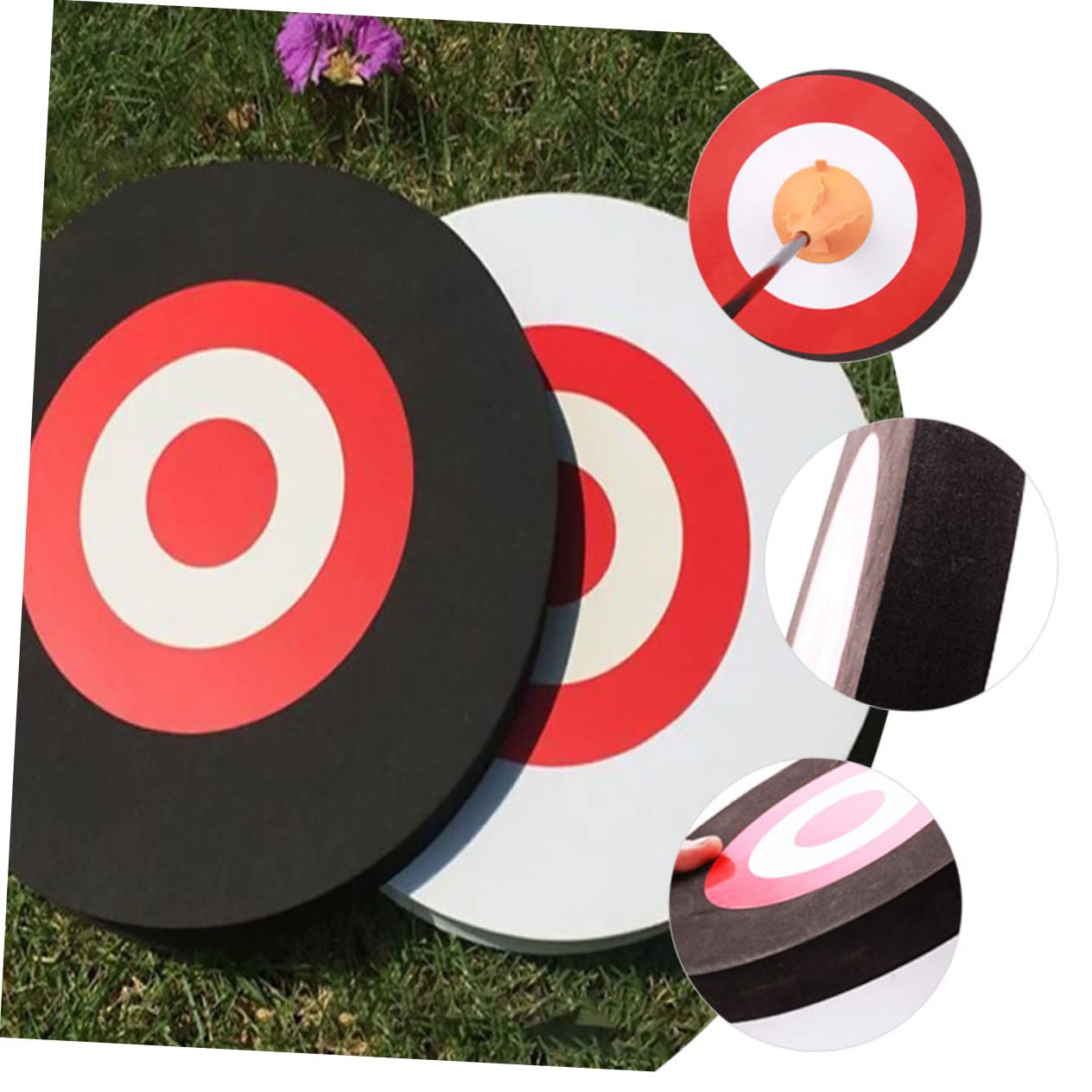 KESYOO Moving Target Outdoor Accessory Replaceable Shooting Target for Skill Improvement Portable Design with Rings for Backyard Practice