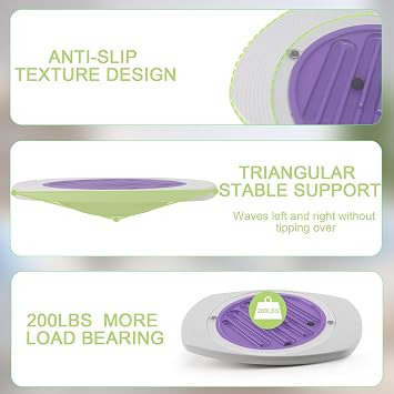 Balance Board with Maze for Kids, Labyrinth Wobble Board Rocking Seesaw Sensory Training with 2 Balls & 2 Replacement Labyrinth Disks, Non-Slip Pedals Indoor Outdoor for Boys Girls