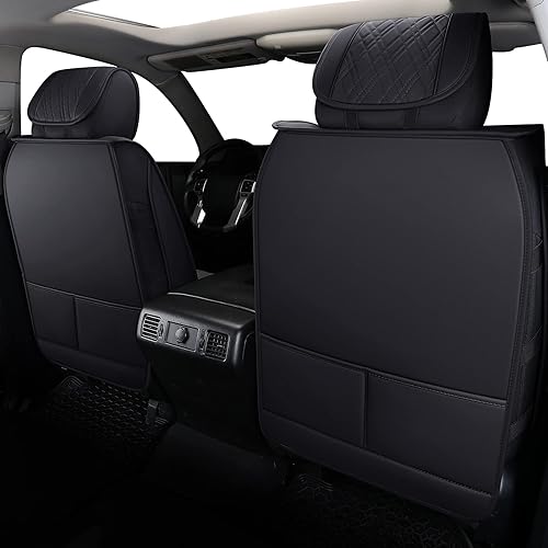 Miniatura 10 de Aierxuan Fundas de asiento para Toyota Tundra de ajuste personalizado 2008-2024 CrewMax cab Pickup Truck Double Cab Waterproof Leather Tundrasine