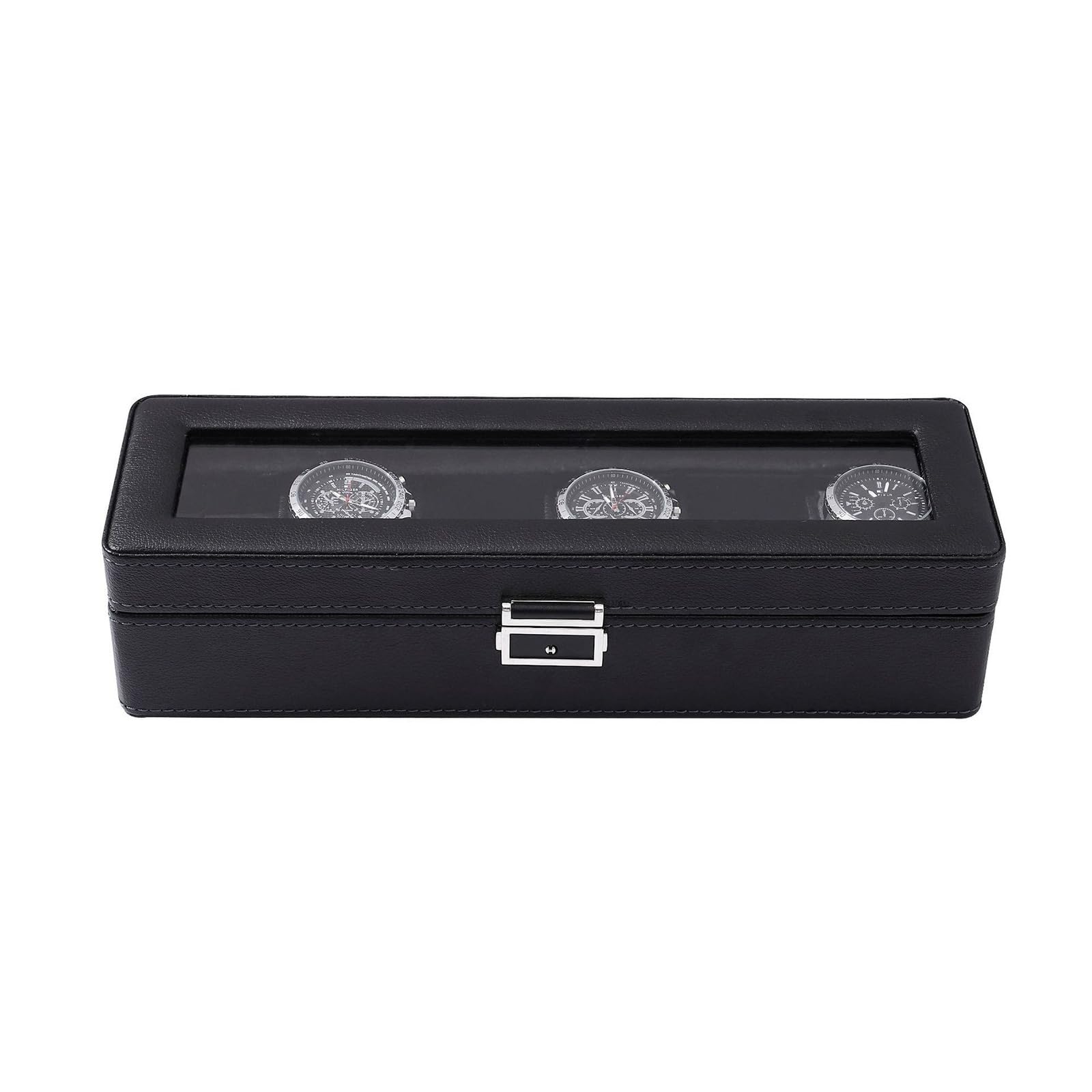 Organisateur de bijoux doublé en peluche et boîte de rangement montres