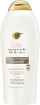 OGX Nourishing + Shampooing hydratant au lait de coco pour fort & Cheveux sains, avec lait de coco, huile de coco & Protéines blanches d'oeufs, surfactants sans parabène, sans sulfate, 25.4 C'est vrai.